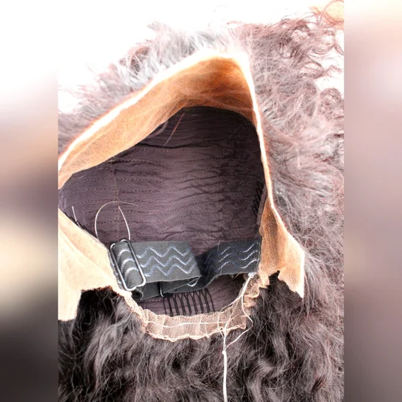 YMYHair Black Luxury Deep Wave Wig (24" / 250 Density / 360 Lace / Virgin Hair) - Picture 5 of 6